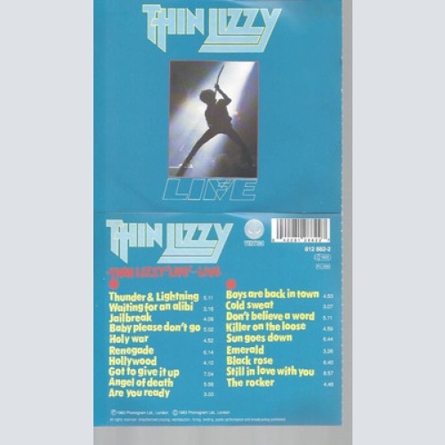 CD-- Thin Lizzy  Life - Live // FAT BOX