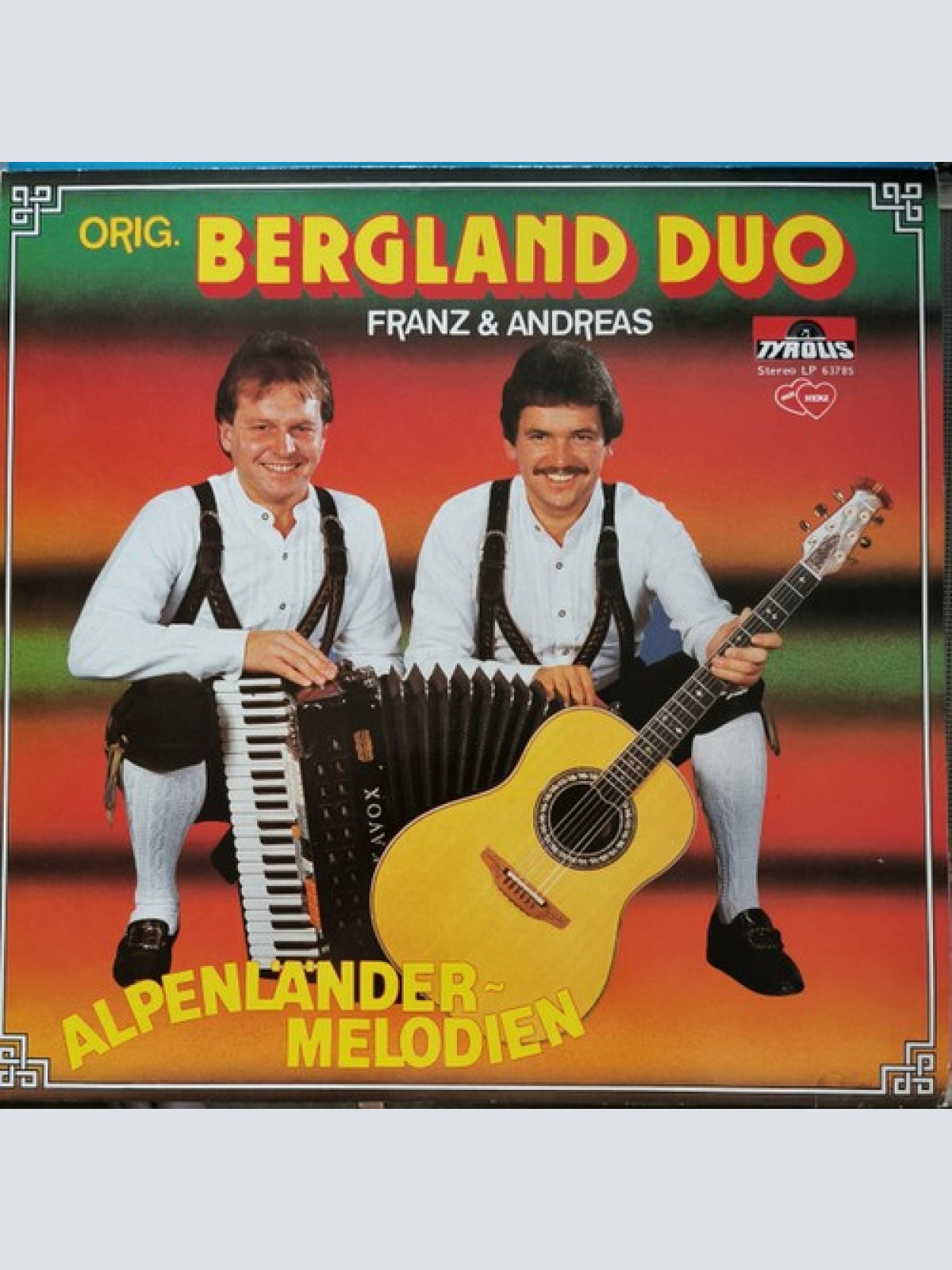 LP, Album Orig. Bergland Duo* - Alpenländer~melodien