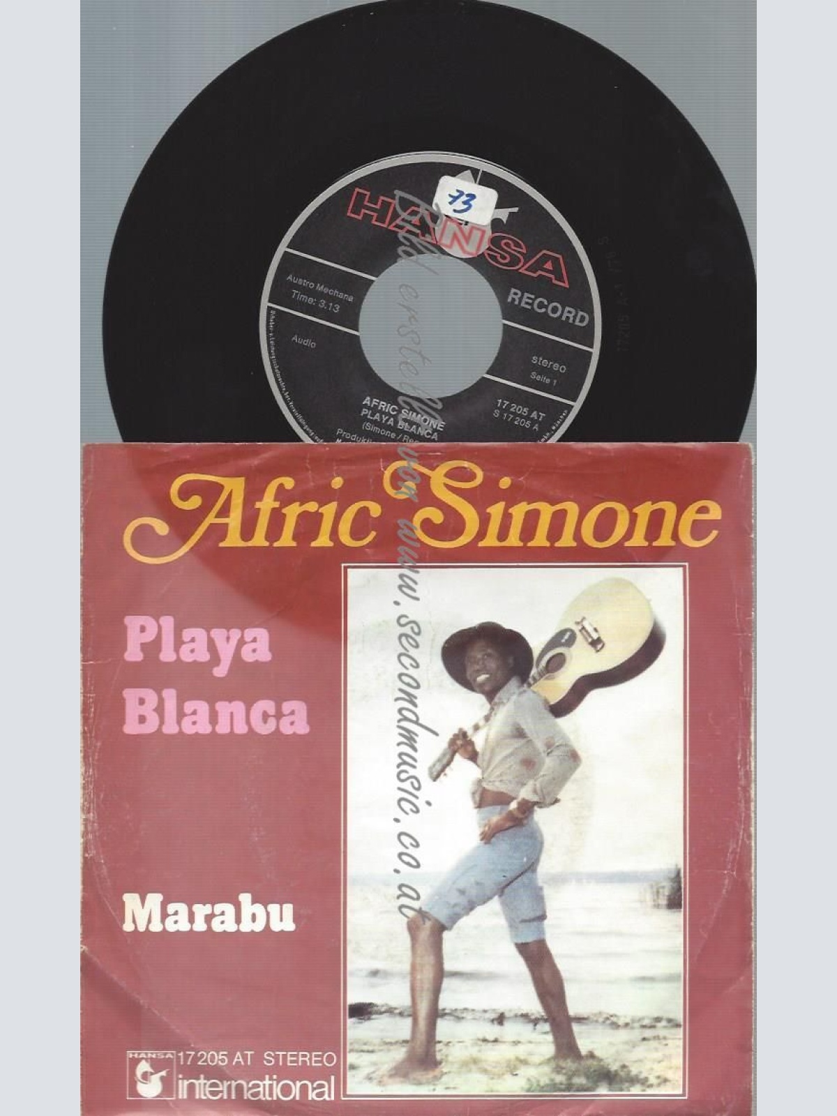 7"  Afric Simone  Playa Blanca