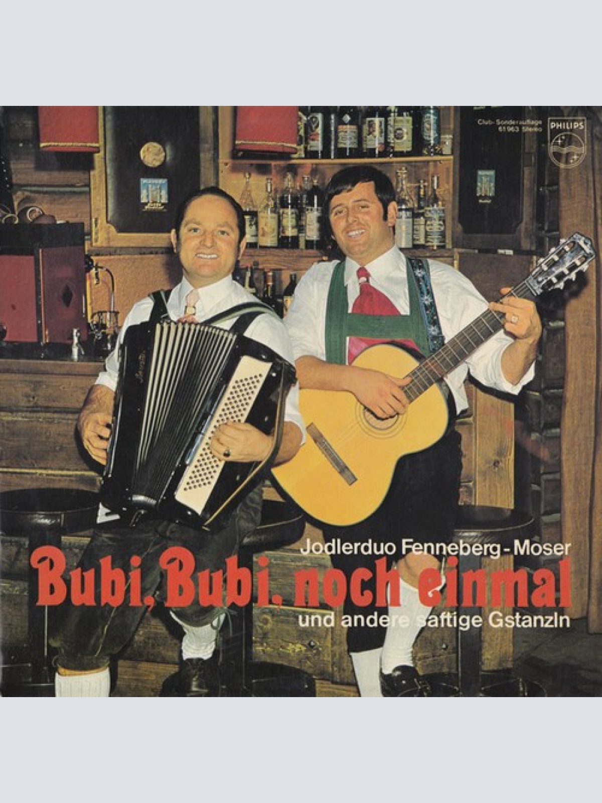 LP, Album, Club Duo Fenneberg-Moser - Bubi, Bubi, Noch Einmal (Und Andere Saf...
