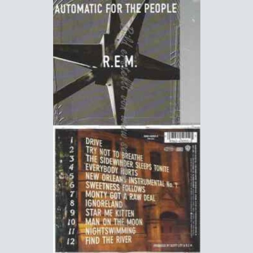 CD-- --R.E.M. - AUTOMATIC FOR THE PEOPLE