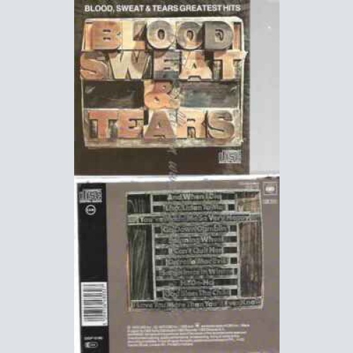CD--BLOOD SWEAT & TEARS | --GREATEST HITS