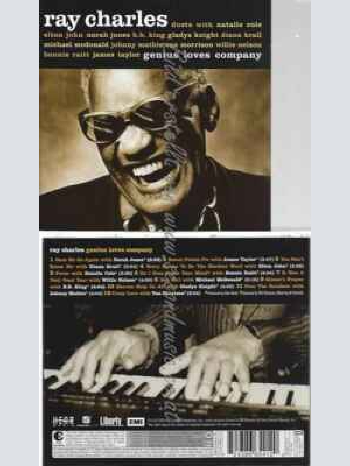 CD--RAY CHARLES  | --GENIUS LOVES COMPANY