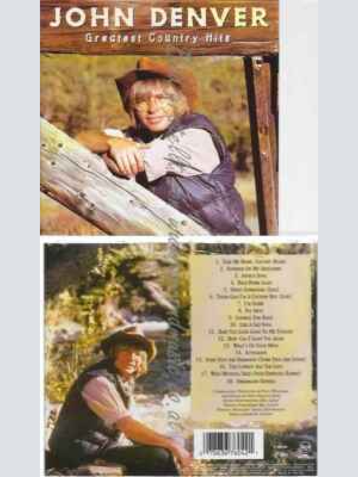 CD--JOHN DENVER | --GREATEST COUNTRY HITS