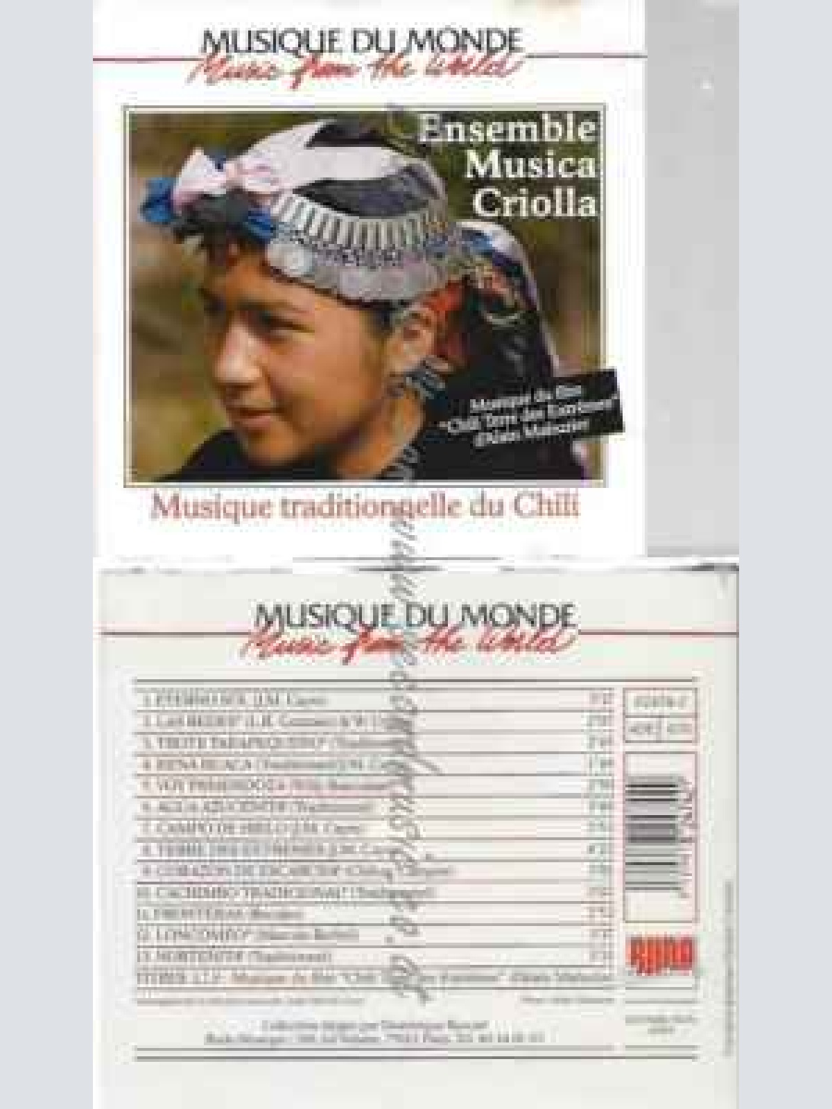 CD--ENSEMBLE MUSICA CRIOLLA | --TRADIT.MUSIC OF CHILE