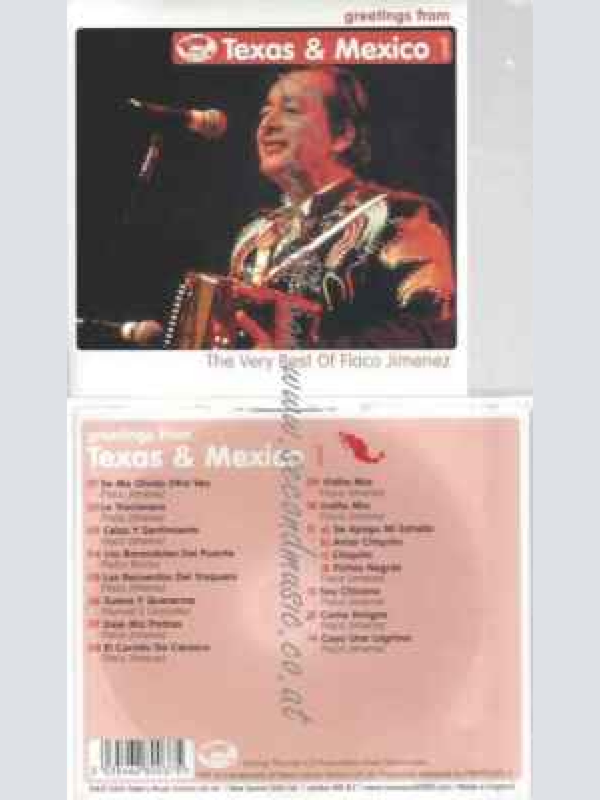 CD--VARIOUS ARTIST | --GREETINGS FROM TEXAS & MEXICO