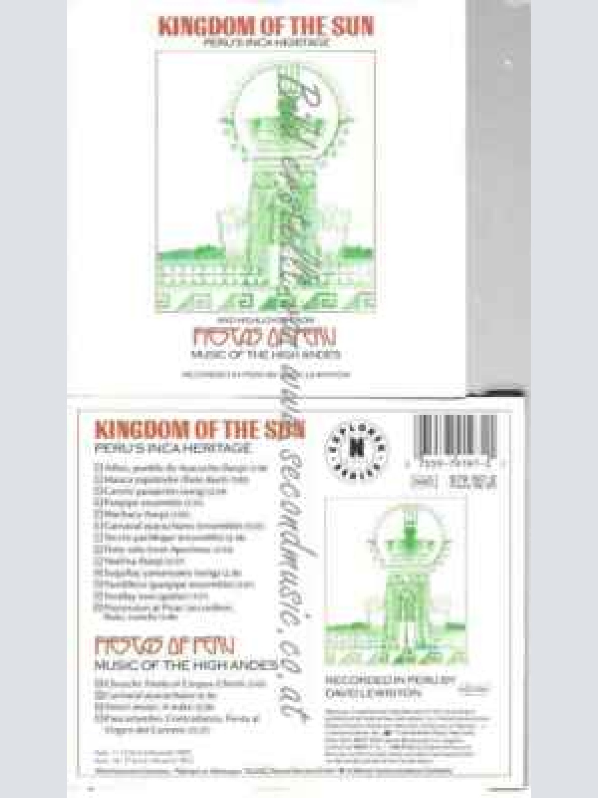 CD--DAVID LEWISTON | --KINGDOM OF THE SUN. FIESTAS OF PERU