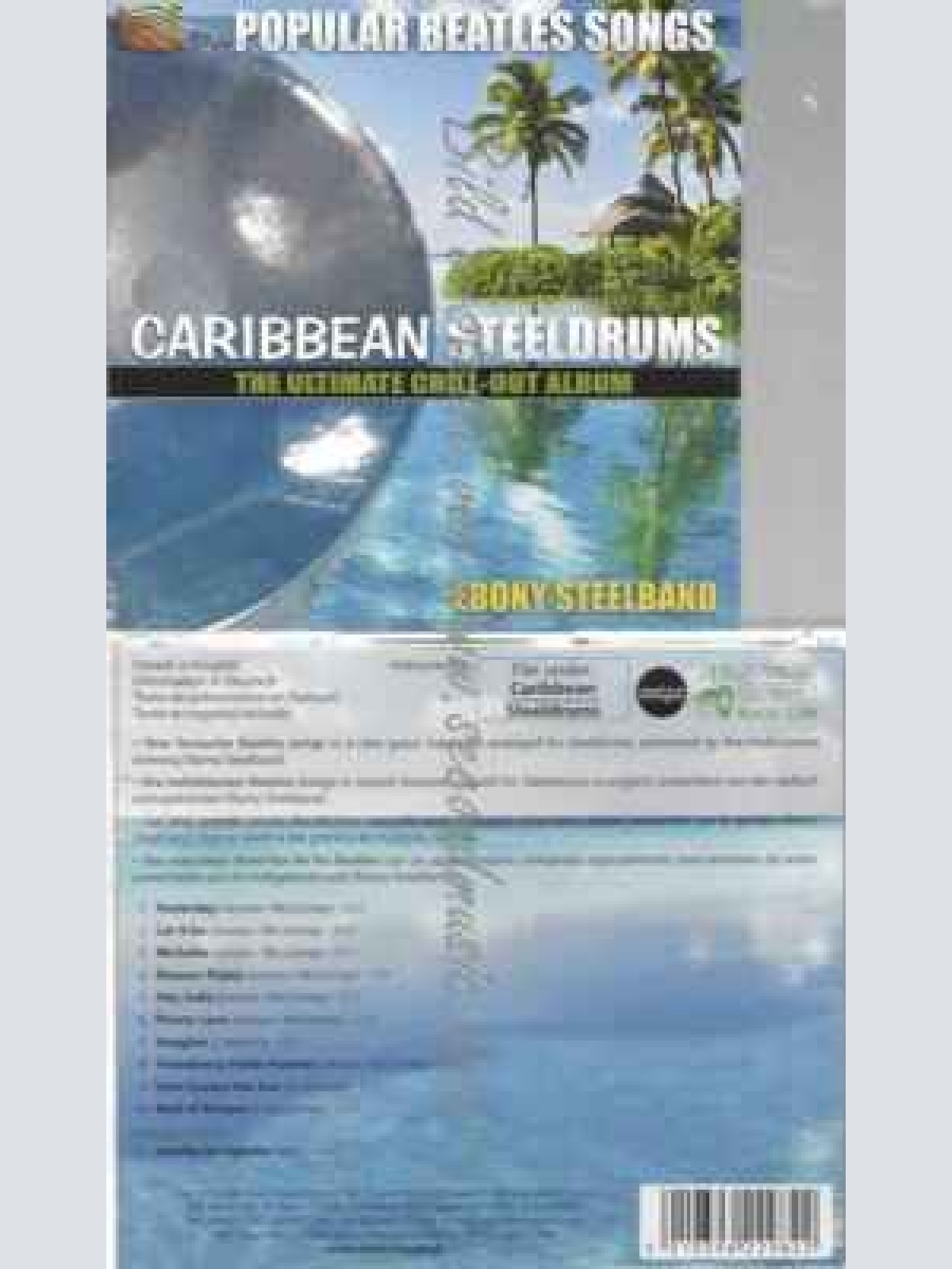 CD--EBONY STEELBAND | --POPULAR BEATLES SONGS-CARIBBEAN STEELDRUMS
