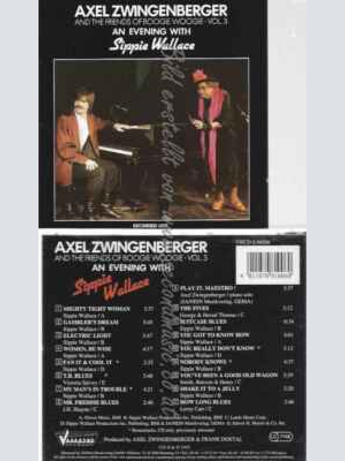 CD--AXEL ZWINGENBERGER | --AN EVENING WITH SIPPIE WALLACE