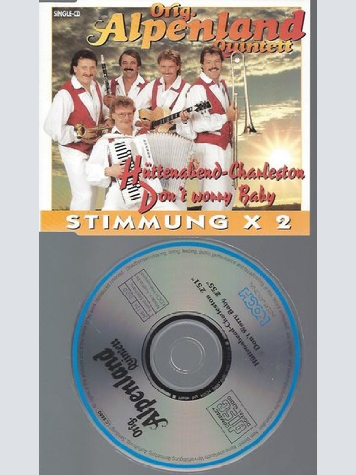 CD Orig. Alpenland Quintett – Hüttenabend-Charleston