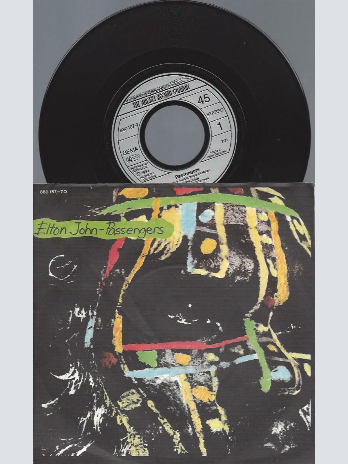 7"   Elton John  Passengers