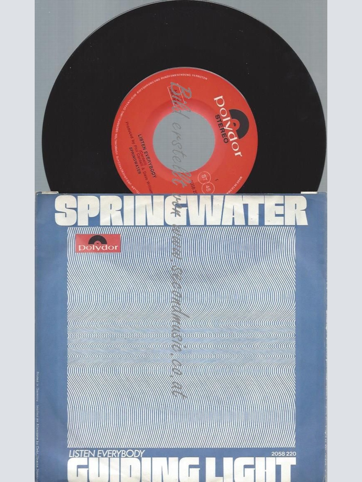 7"    Springwater – Listen Everybody