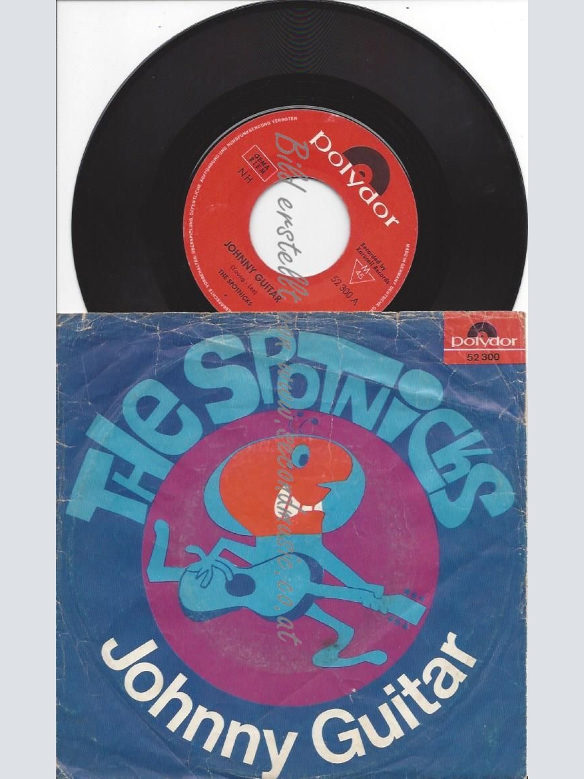 7"  The Spotnicks – Johnny Guitar
