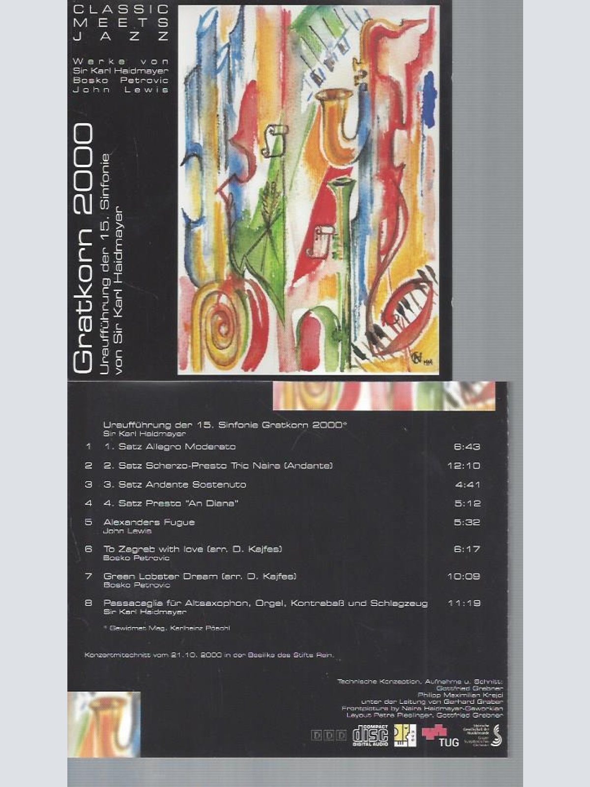 CD-- CLASSIC MEETS JAZZ HAIDMAYER PETROVIC LEWIS