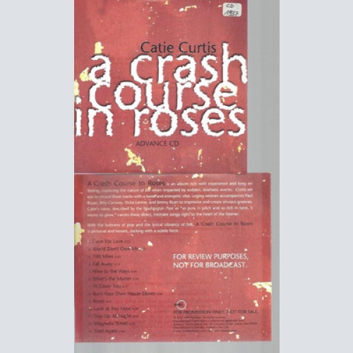 CD--CATIE CURTIS A CRASH COURSE IN ROSES // PROMO