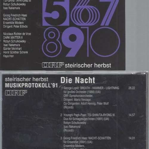 CD--  // MUSIKPROTOKOLL 91 // DIE NACHT