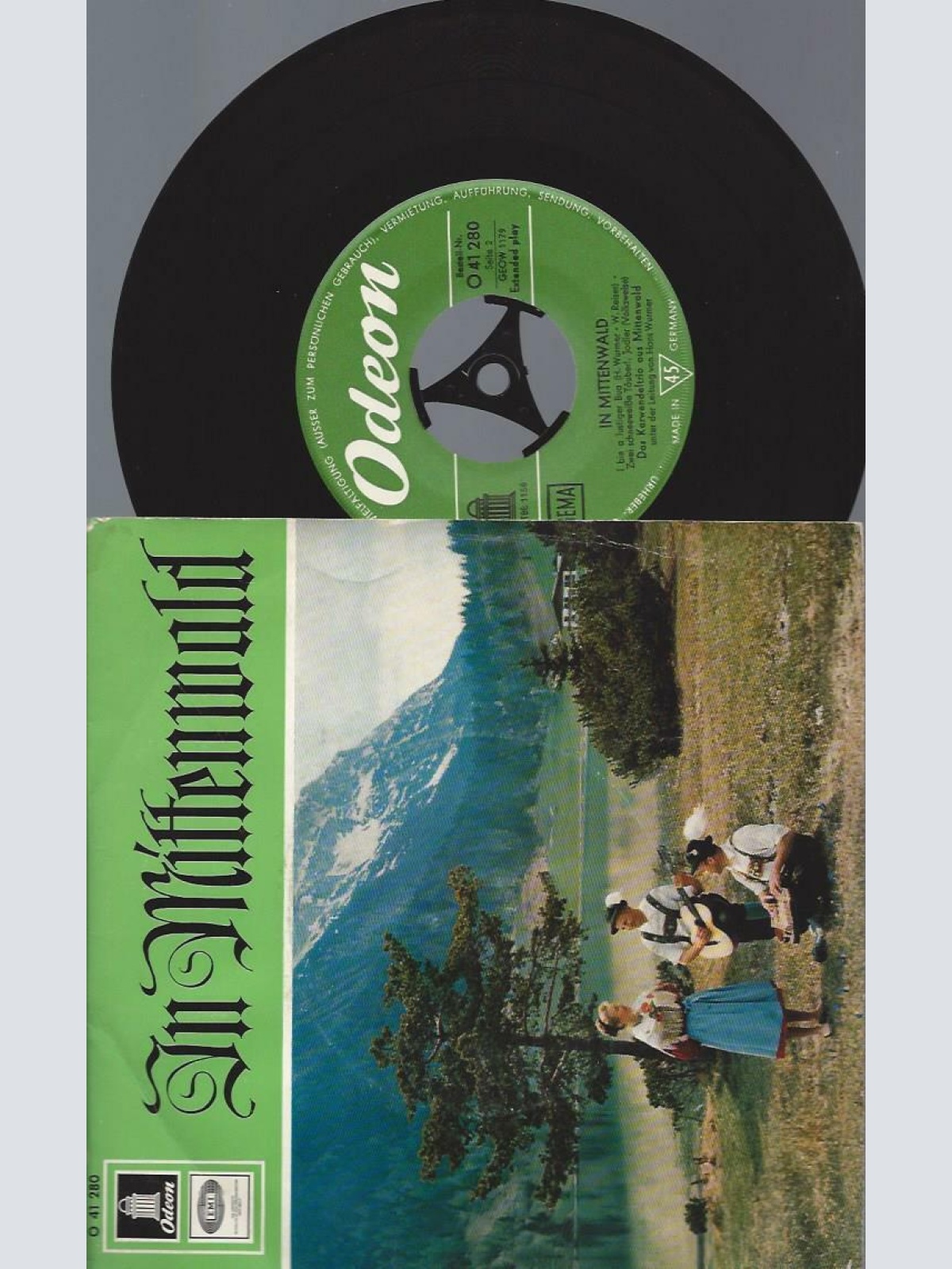 7" Das Karwendeltrio --  In Mittenwald