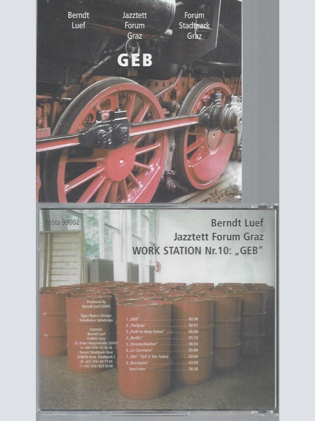 CD--BERNDT LUEF WORK STATION NR 10 GEB // DEMO // PROMO