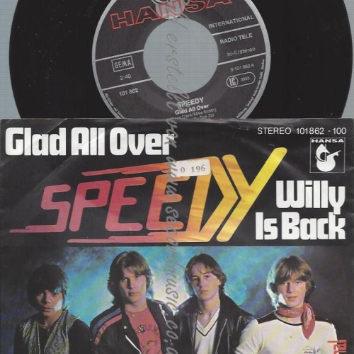 7"  Speedy   – Glad All Over