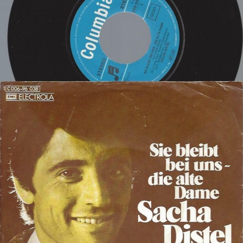 7"   Sacha Distel – Sie Bleibt Bei Uns