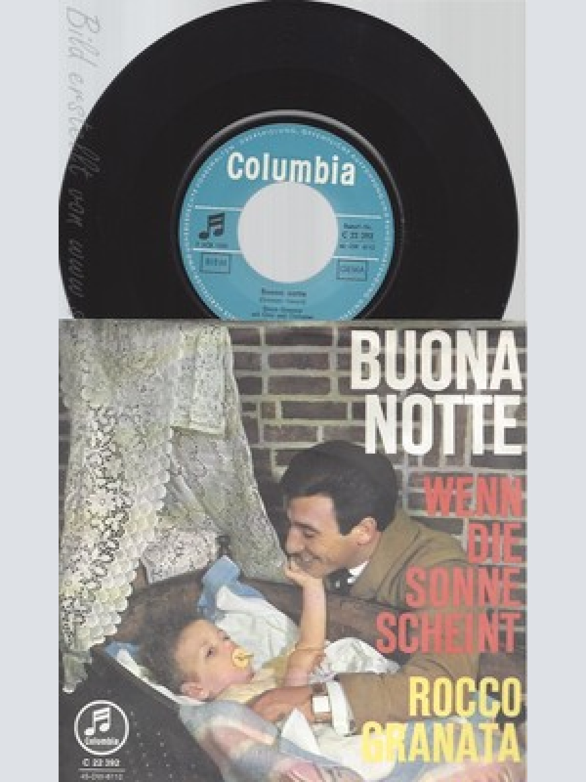 7" ROCCO GRANATA-- BUONA NOTTE-- WENN DIE SONNE SCHEINT