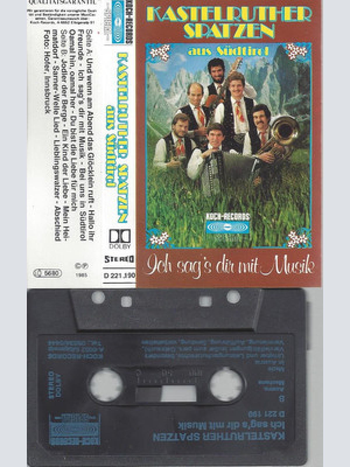 MC--KASTELRUTHER SPATZEN --ICH SAGS DIR MIT MUSIK