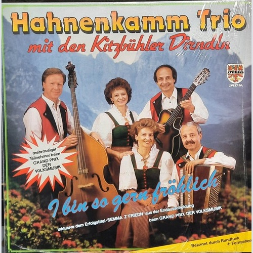 LP Hahnenkamm Trio Mit Den Kitzbühler Dirndln - I Bin So Gern Fröhlich