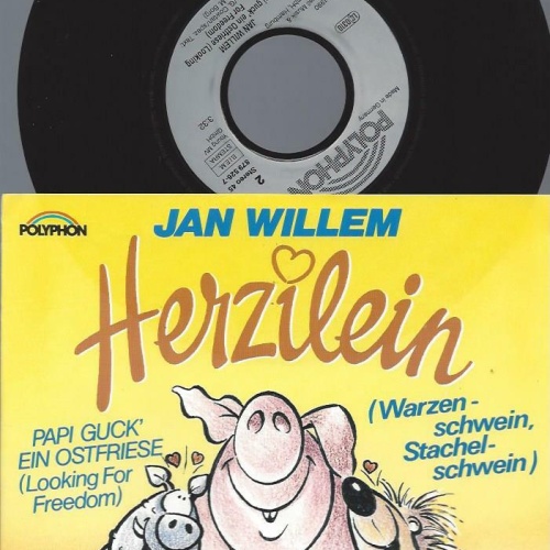 7" Jan Willem – Herzilein (Warzenschwein, Stachelschwein)