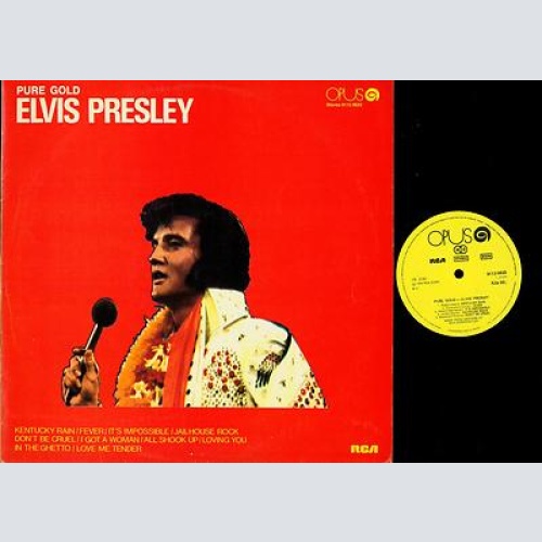 LP--ELVIS PRESLEY--PURE GOLD --OPUS  CSSR PRESSUNG