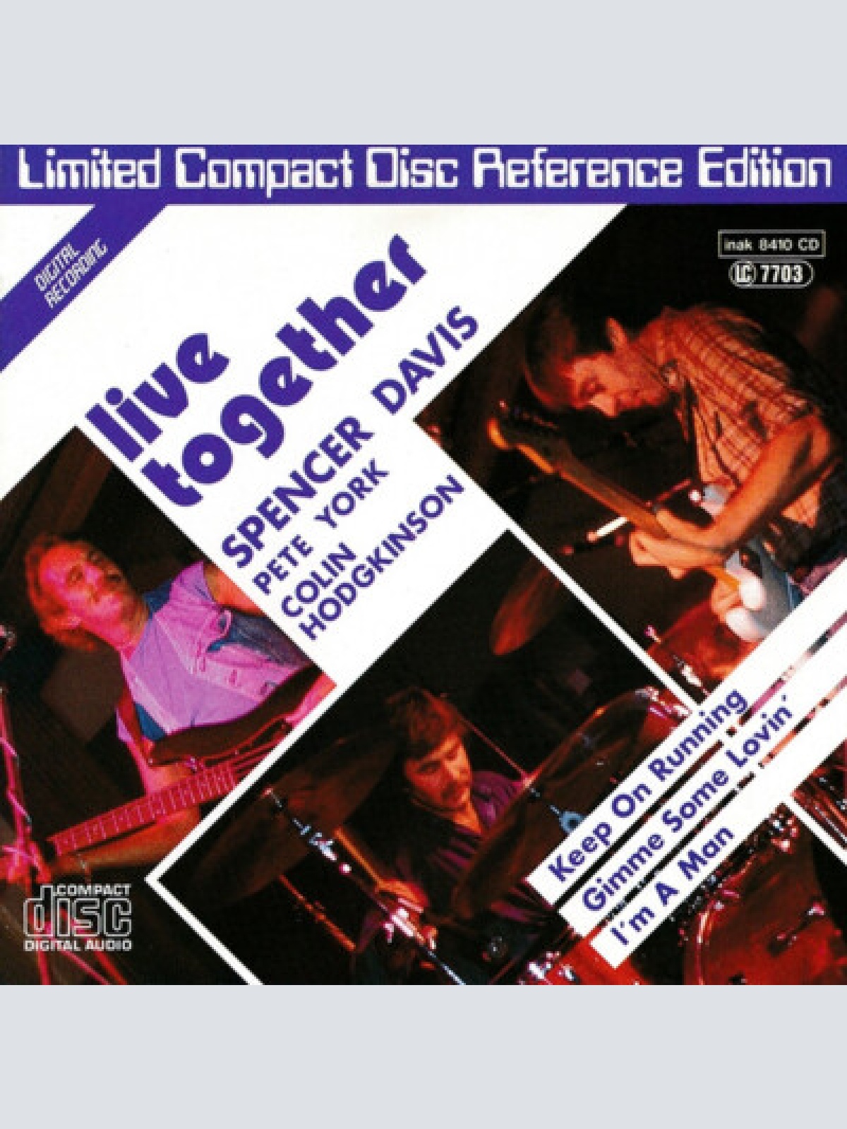 CD, Album, Ltd, RP Spencer Davis, Pete York, Colin Hodgkinson - Live Together