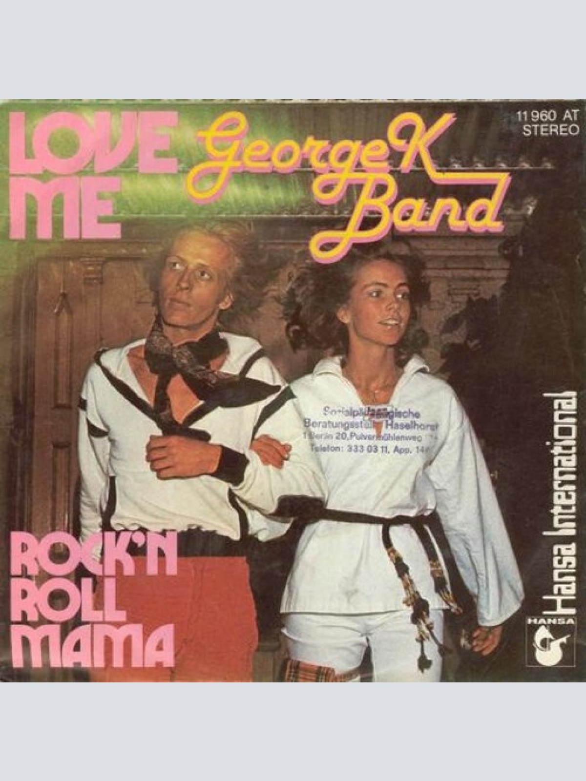 7", Single George K Band - Love Me