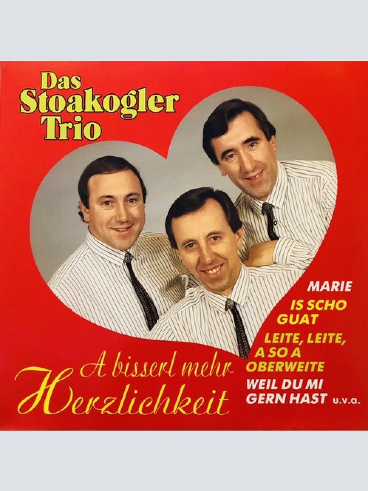 LP, Album Das Stoakogler Trio* - A Bisserl Mehr Herzlichkeit