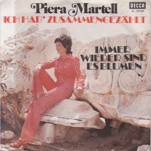 7", Single Piera Martell - Ich Hab' Zusammengezählt