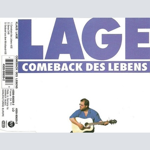 CD, Maxi Lage* - Comeback Des Lebens