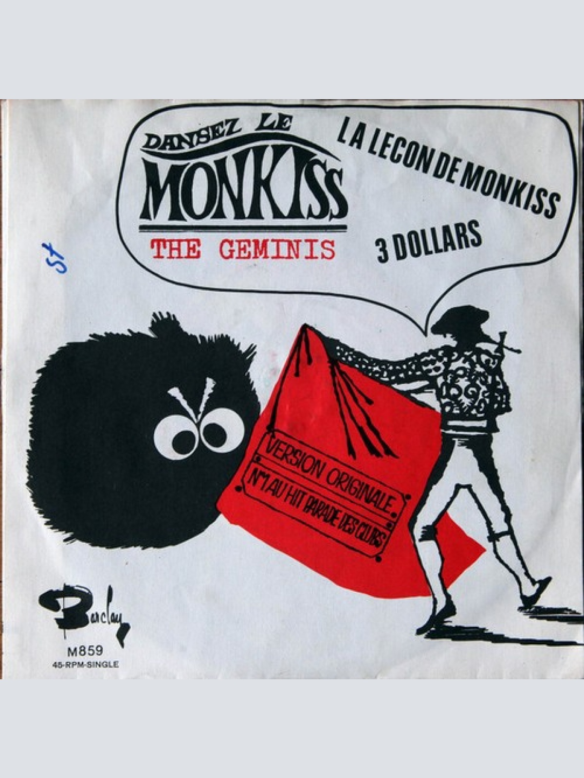 7", Single The Geminis (2) - Dansez Le Monkiss