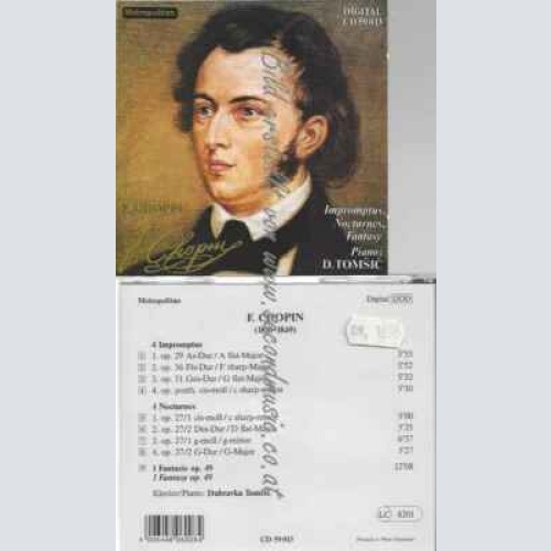 CD--Chopin und Dubravka Tomsic--Impromptus, Nucturnes