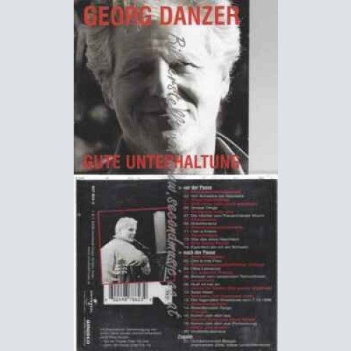 CD--Georg Danzer | --Gute Unterhaltung