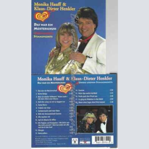 CD--Monika Hauff     --Das war ein Meisterschuss. Unsere größten Stimmungshits
