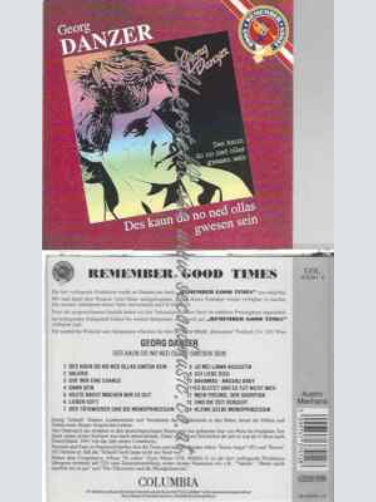 CD--Georg Danzer -Des Kaun Do No Net Ollas Gwesen Sein