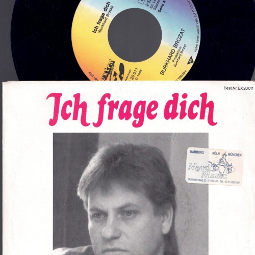 7" Burkhard Brozat Ich frage Dich