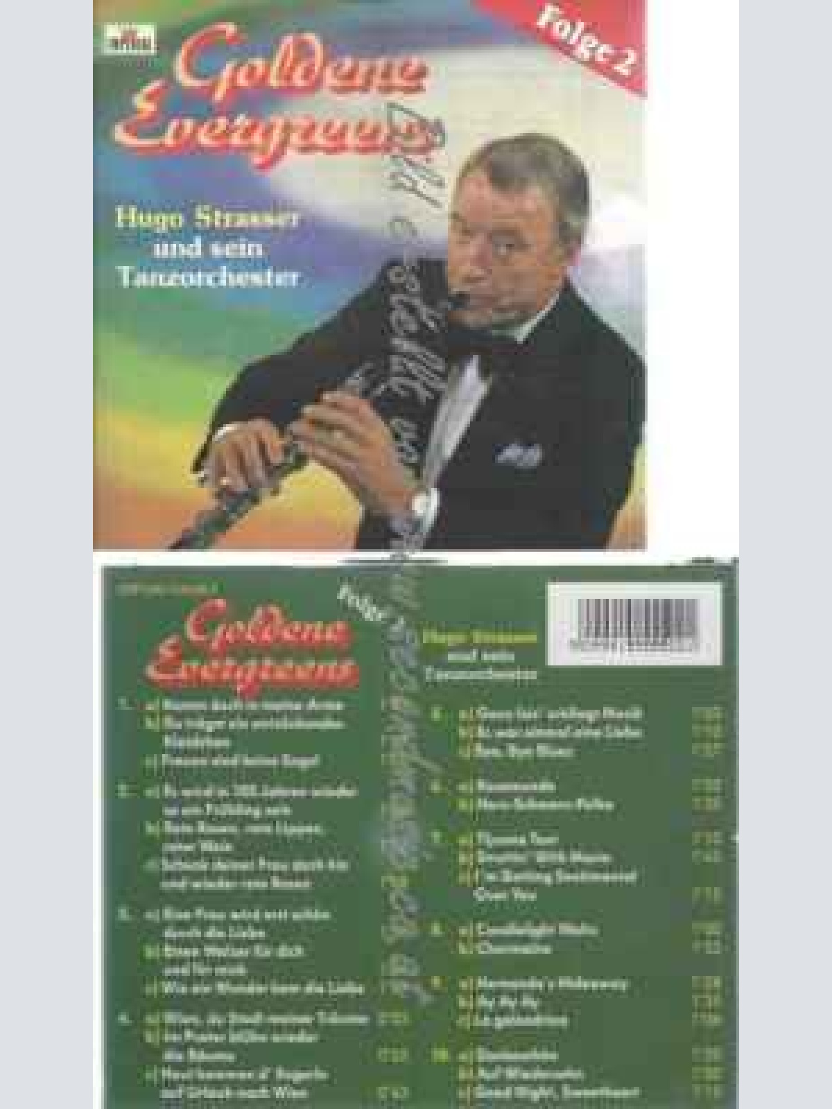 CD--Hugo Strasser Und Sein Tanzorchester  Goldene Evergreens Folge 2