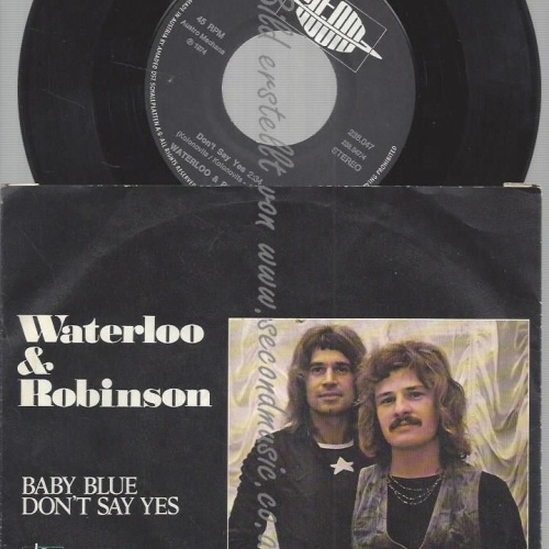 7"   WATERLOO & ROBINSON BABY BLUE // ATOM
