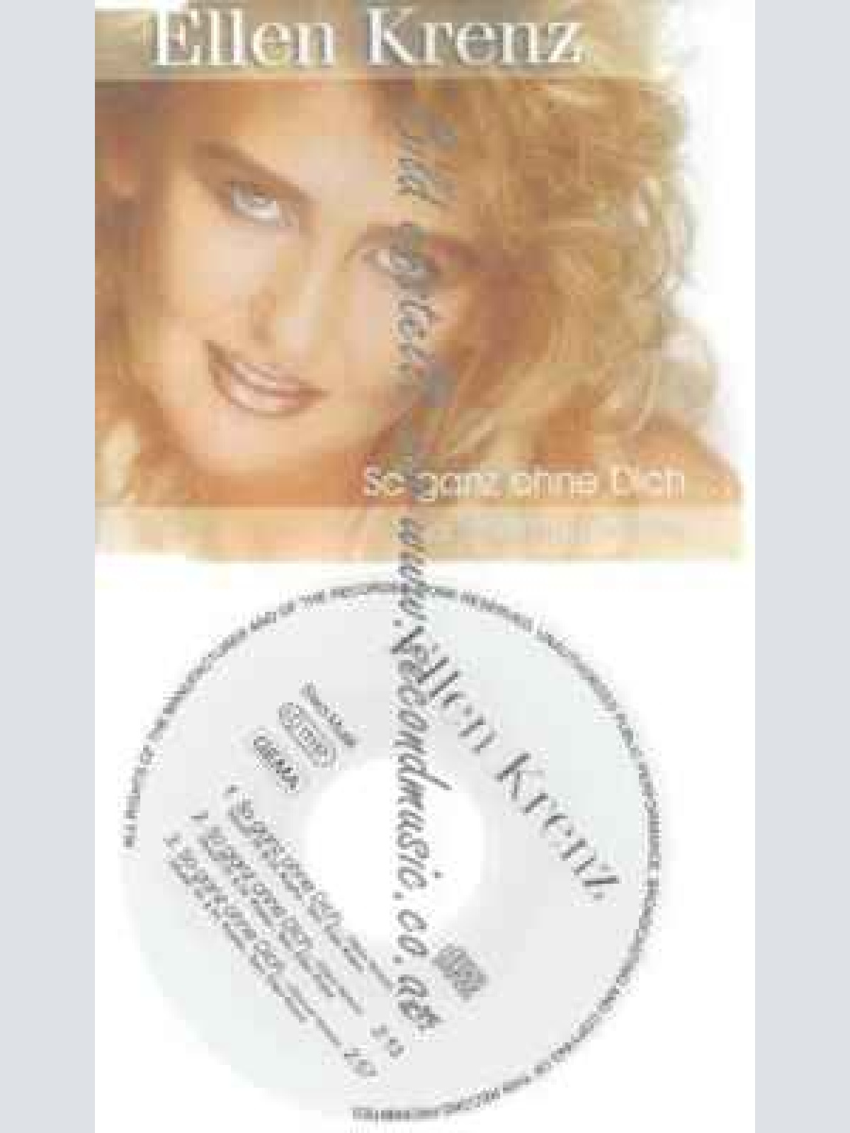 CD--Krenz,Ellen--So Ganz Ohne Dich