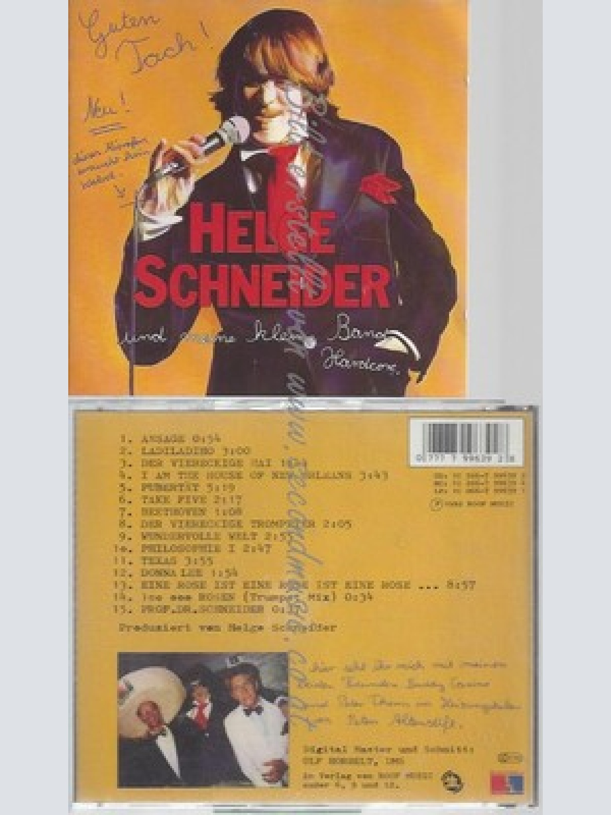 CD--HELGE SCHNEIDER--GUTEN TACH!