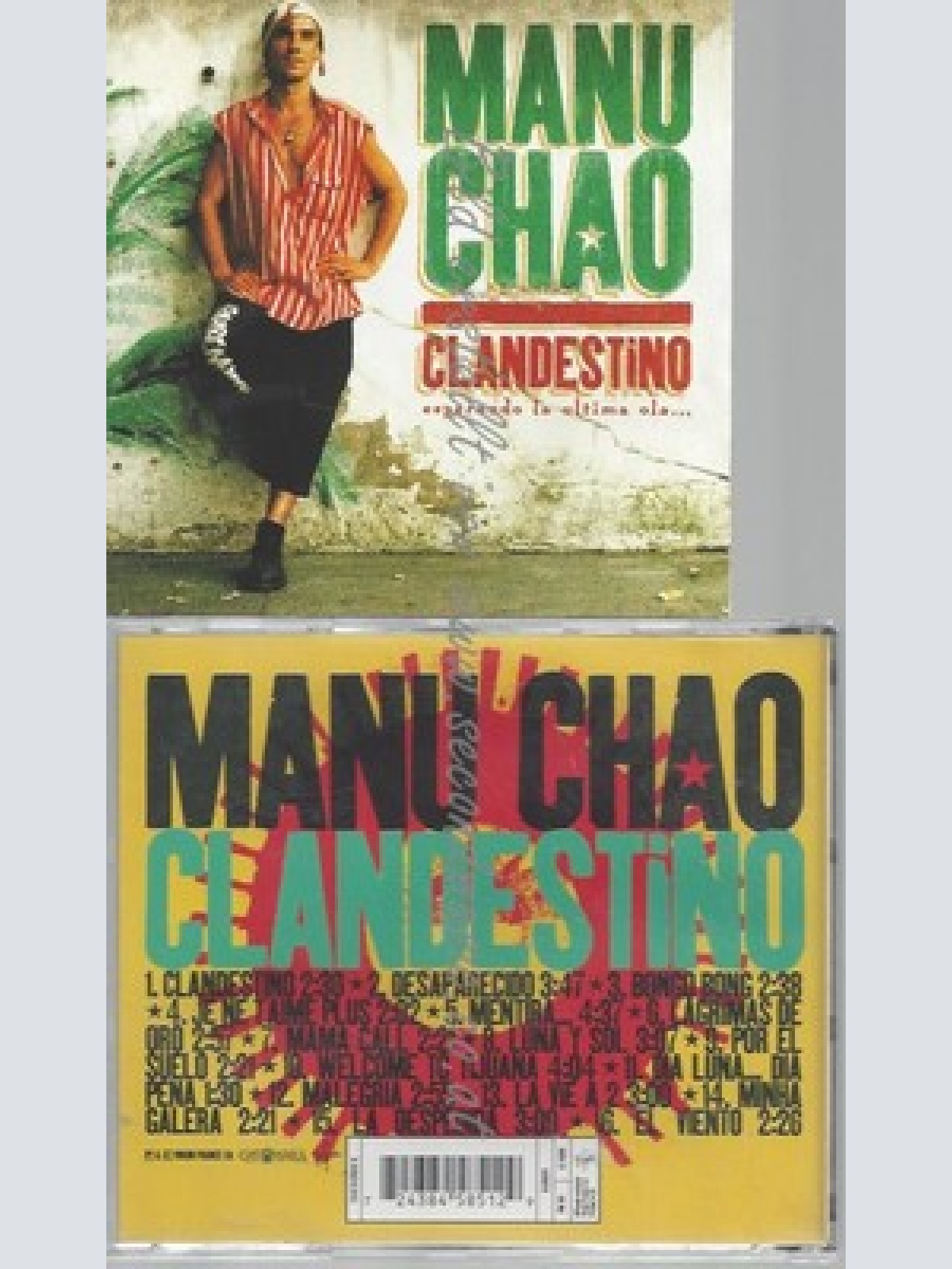 CD--MANU CHAO--CLANDESTINO |