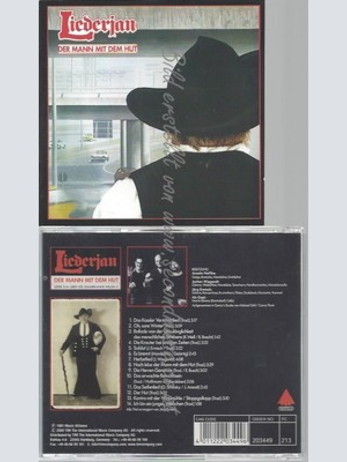 CD--LIEDERJAN--DER MANN MIT DEM HUT