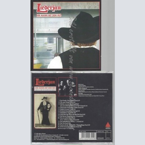 CD--LIEDERJAN--DER MANN MIT DEM HUT