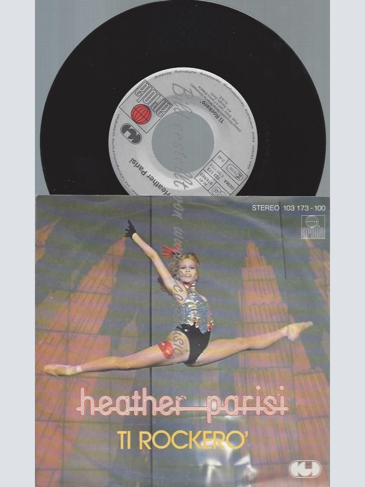 7"   Heather Parisi – Ti Rockero