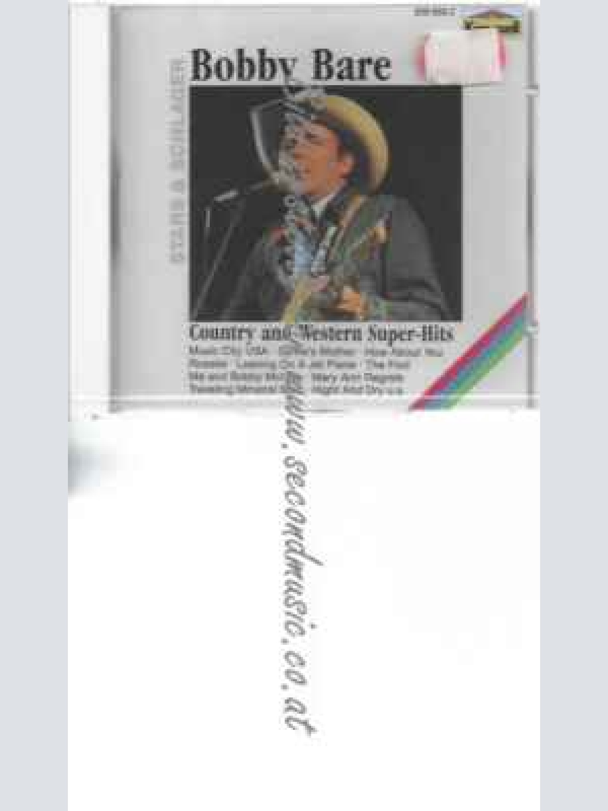 CD--Bobby Bare--Country and western super-hits with (