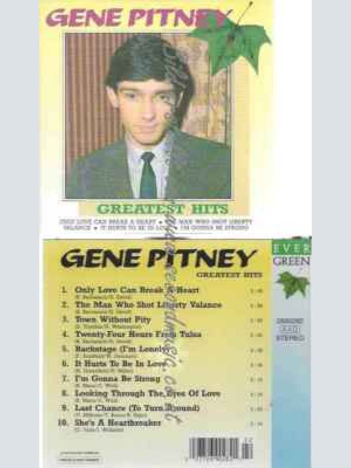 CD--Gene Pitney--Greatest hits ( tracks, on Evergreen)